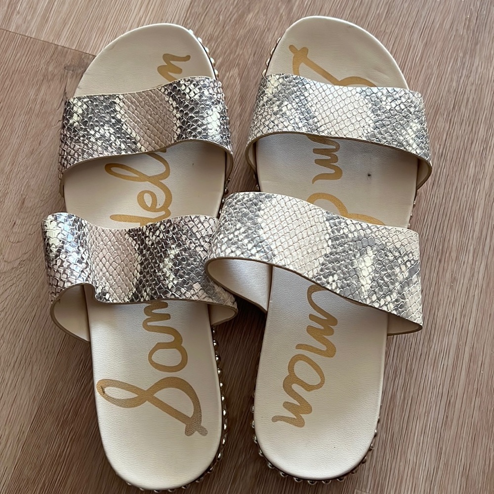 Sam Edelman animal print sandals. Size 8.5